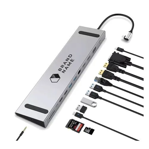Dock support pour Notebook avec 13 connectiques differentes