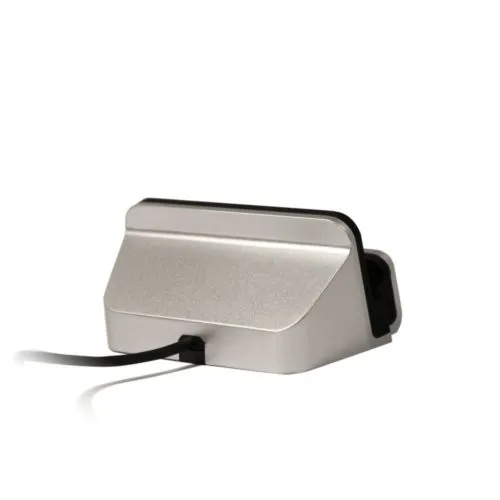 Dock USB-C Aluminium Moxie pour Samsung, Huawei, MI Argent