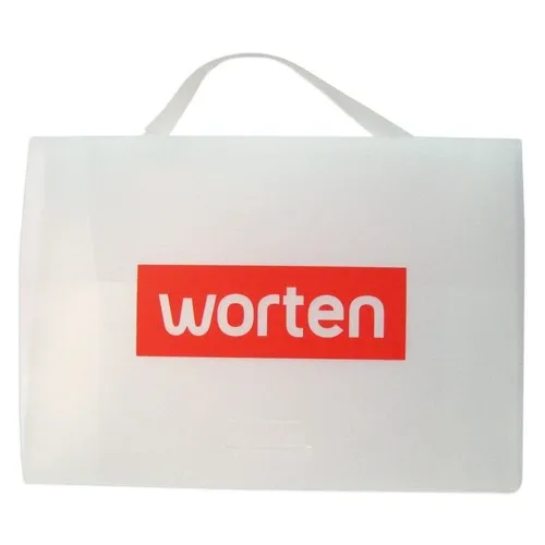 DOSSIER EN POLYPROPYLÈNE AVEC POIGNÉE PERSONNALISABLE