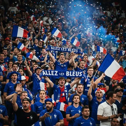 Drapeau 60 x 90 cm à agiter sur hampe plastique 90 cm