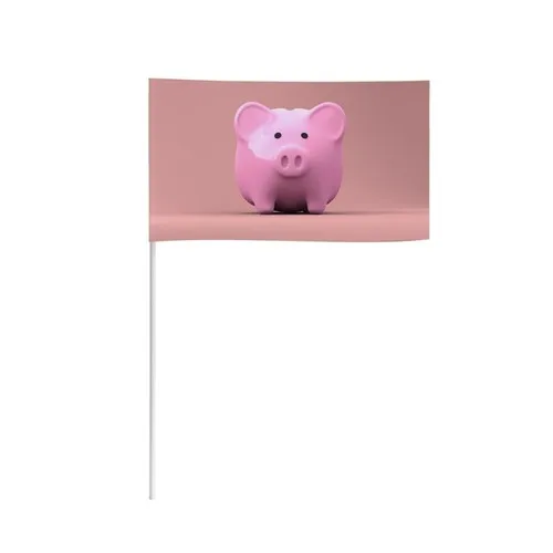 DRAPEAU PAPIER PERSONNALISABLE 21X31CM