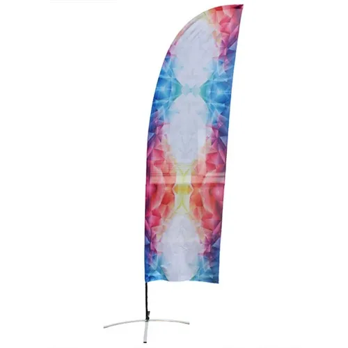 DRAPEAU PENTHO FORME DROITE SANS STRUCTURE PERSONNALISABLE