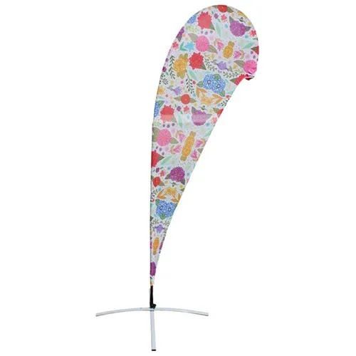 DRAPEAU PENTHO FORME GOUTTE SANS STRUCTURE PERSONNALISABLE