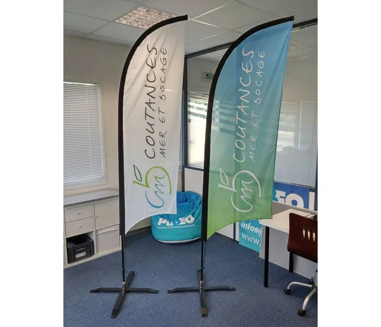 Voiles publicitaires personnalisées pour événements professionnels