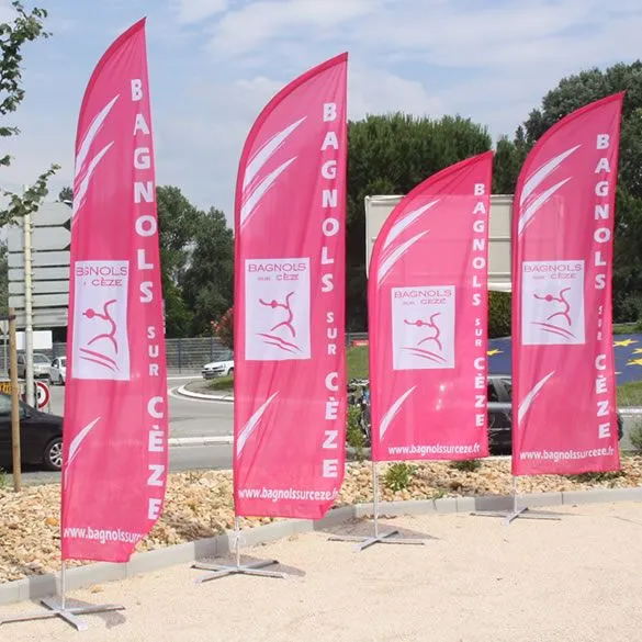 Voiles publicitaires personnalisées pour événements professionnels