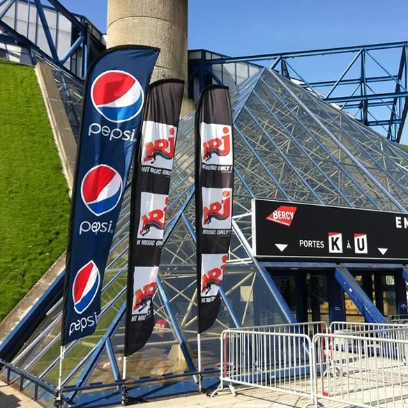 Voiles publicitaires personnalisées pour événements professionnels