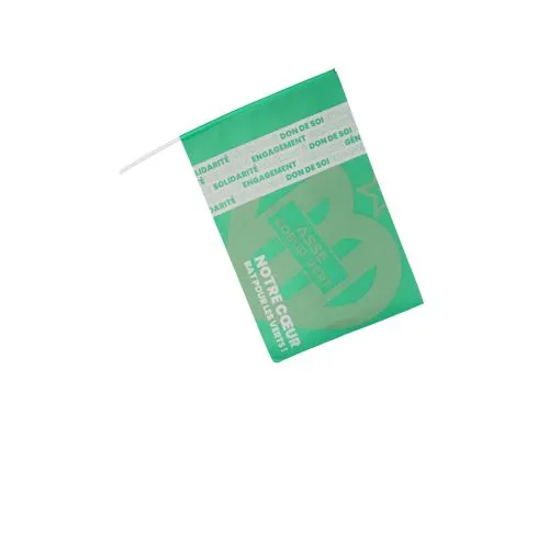 Drapeau polyester  100% ecologique