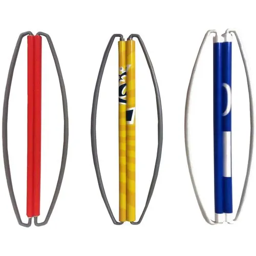 Drapeau publicitaire rétractile de main à main personalisé