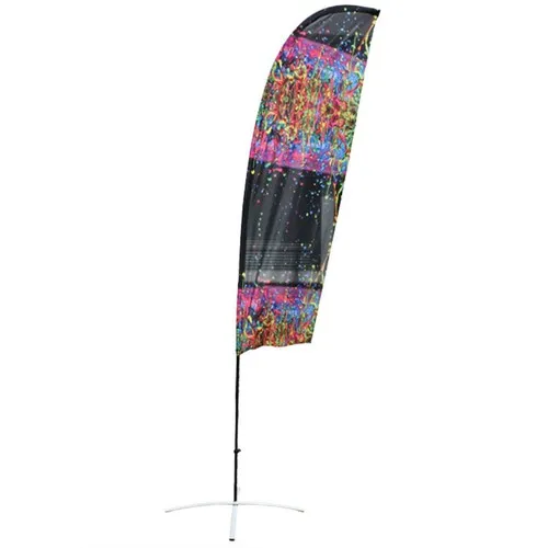 DRAPEAU ROLDUS FORME DROITE SANS STRUCTURE PERSONNALISABLE