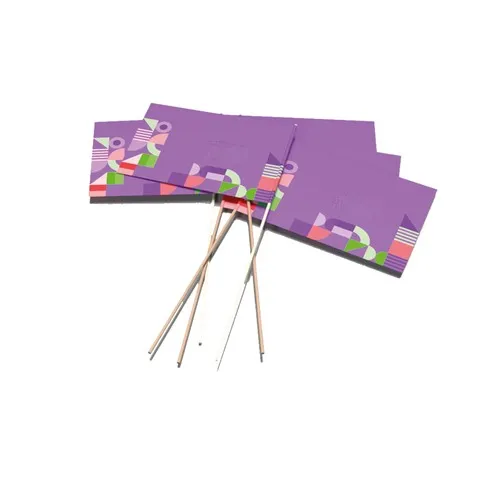 Drapeaux de supporter en papier A5