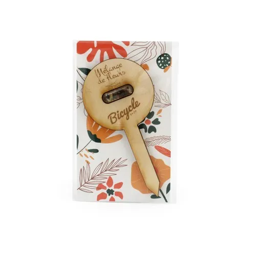 Pic bois personnalisable avec gélule de graines - Made in France