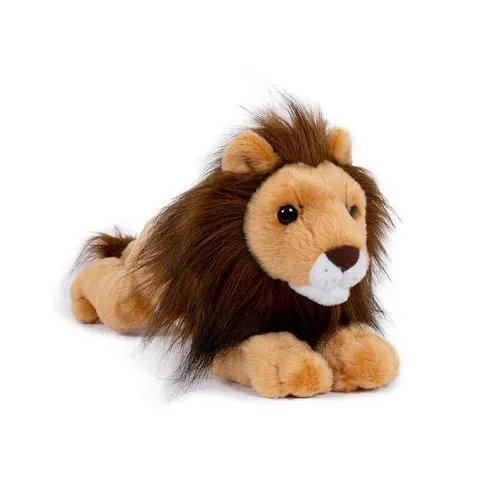 Peluche Lion Allongé 34 cm Personnalisable par Sérigraphie