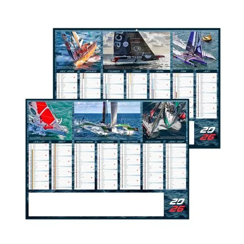 VOILE 2026 - MIDI 430 x 335 mm - LEGER 400G - SANS MARQUAGE - 1 TROU EN TETE