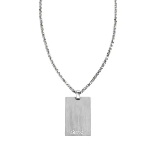 Zippo Square Pendant Necklace