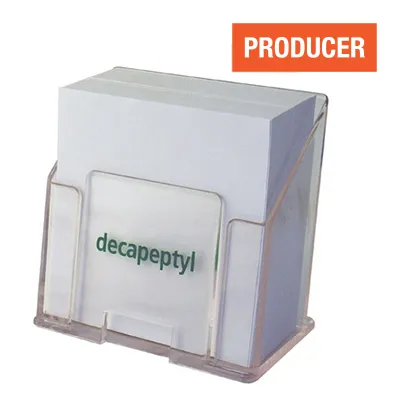 Porte-Mémo Transparent avec 300 Feuilles - Personnalisable