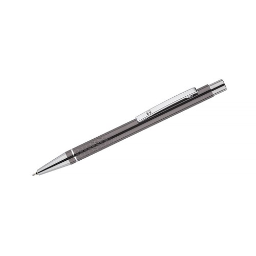 Stylo Bille Métal Graphite - Recharge Noire Semi-Gel 0,7mm