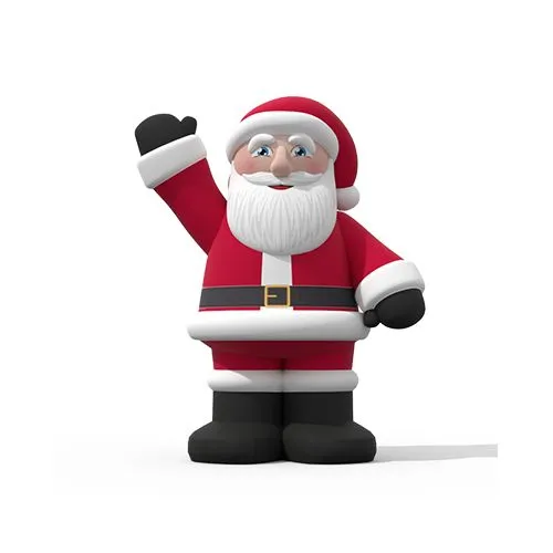 PLV Gonflable de Noël Géante - Père Noël, Sapin, Renne Personnalisable