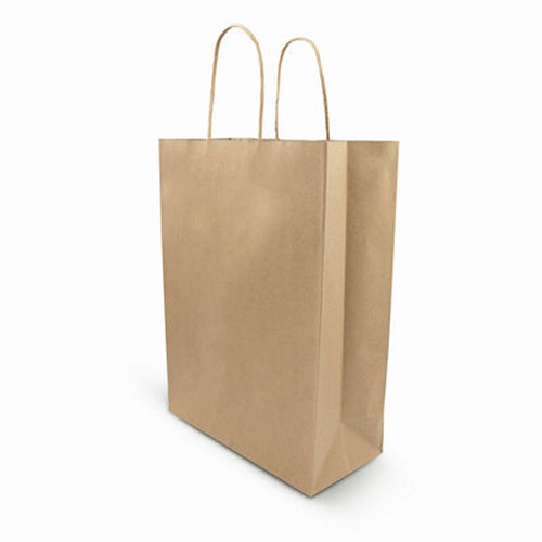 Sac Papier Kraft Recyclé A5 Personnalisable | Poignées Renforcées