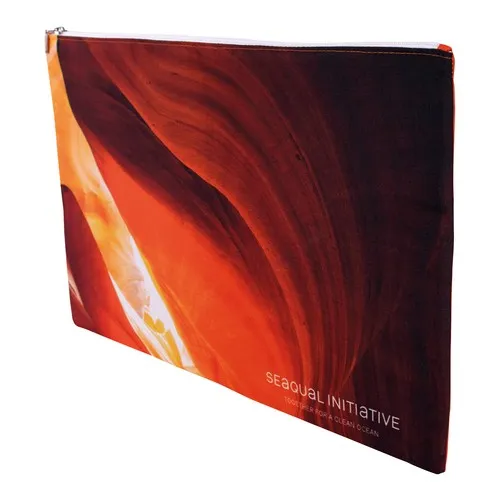 Sacoche Ordinateur Écologique en Plastique Marin Recyclé - Personnalisable