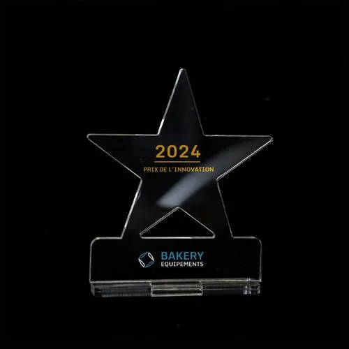 Trophée en plexiglas ETOILE - France 3 mm