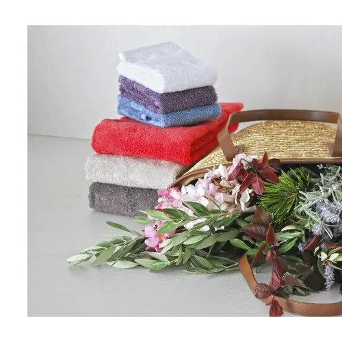 Drap de bain bio avec liteau imprimable - Coton organique 600g/m²