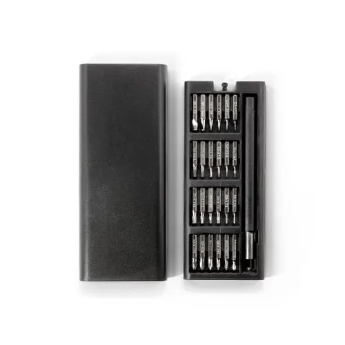 Jeu de tournevis 24 embouts magnétiques personnalisable en ABS recyclé