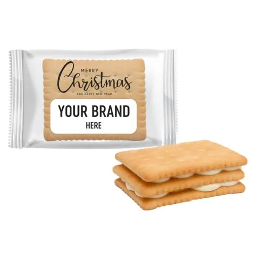 Biscuits Sandwich dans Flow Pack