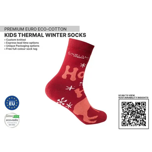 Chaussettes Jacquard Chaudes pour Bébé Personnalisées