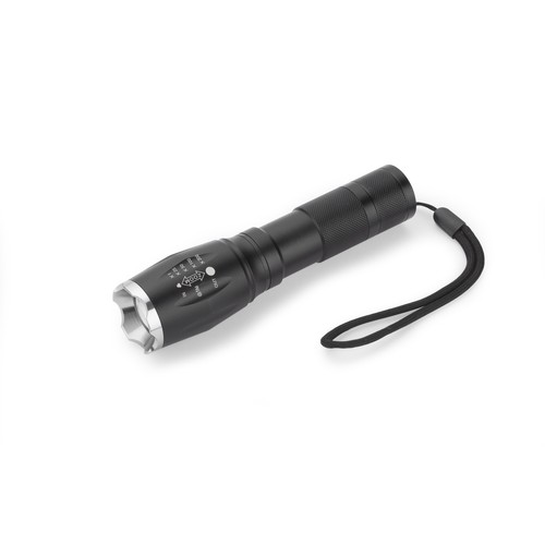 Lampe de poche COB 6 modes personnalisable - Métal robuste