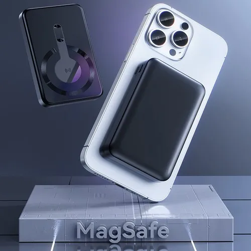 Powerbank Métal 10000 mAh Personnalisable - Charge Sans Fil 15W