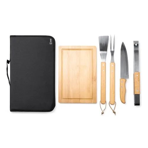 Set Barbecue 3 Pièces Personnalisable avec Housse Coton