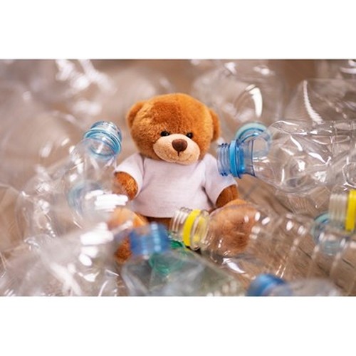 Ours en Peluche Écologique RPET Personnalisable avec T-shirt