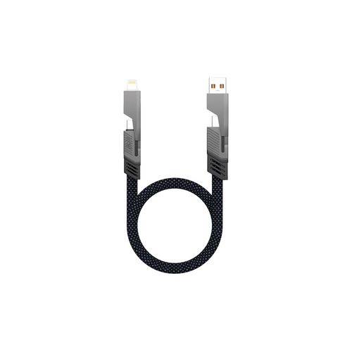 Câble de charge universel 4 en 1 personnalisable - 1m