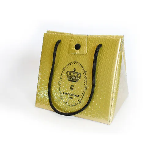 Sac Triangulaire Éco-responsable Personnalisable avec Fermeture Bouton