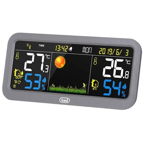 STATION METEO MULTIFONCTIONS GRAND ECRAN ME 3P20 RC TREVI