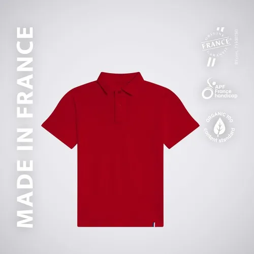 Polo Enfant Bio Personnalisable en Maille Piquée - Coton Certifié