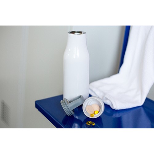 Bouteille Isotherme 500ml Personnalisable avec Gobelet Intégré