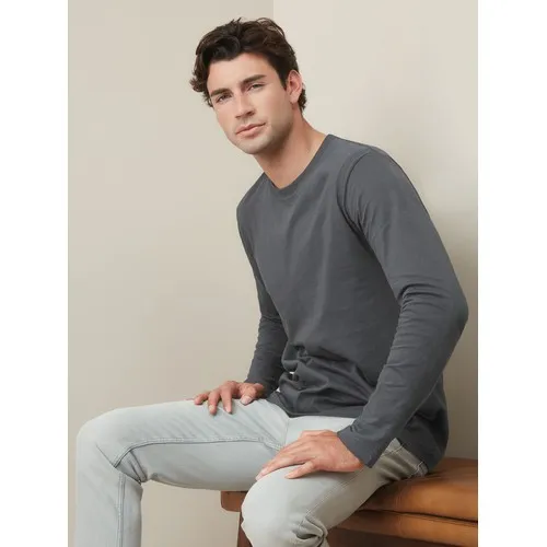 T-shirt classique manches longues homme