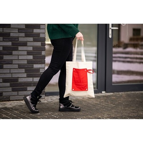 Sac Shopping Pliable en Coton 220g Personnalisable | Anses Longues