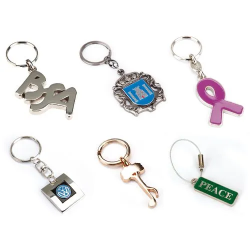 Porte-clés métal personnalisés 2D/3D - Finitions premium sur mesure