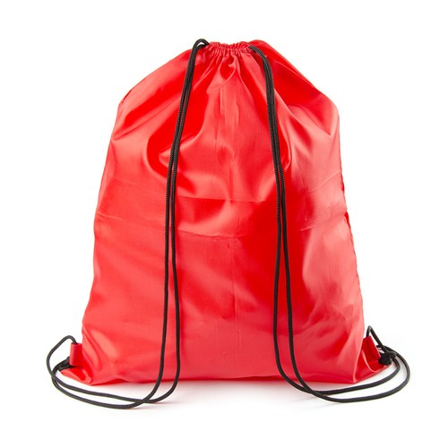 Sac à dos à cordons rouge personnalisable - Communication visuelle
