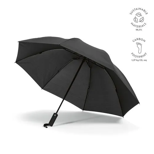 Parapluie Presley, rPET. 23", pliable avec fermeture réversible