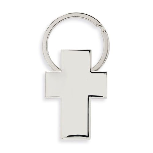 Porte-clés Croix Personnalisable - Cadeau Spirituel d'Entreprise