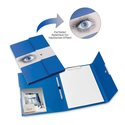 Chemise porte-documents A4 avec pince bloc personnalisable