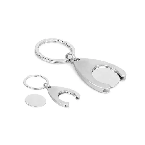 Porte-clés jeton en bambou personnalisable - Accessoire écologique