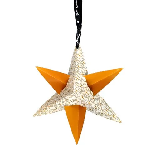 Étoile de Noël Chocolat Personnalisable - Carré 5g Lait 42% Cacao