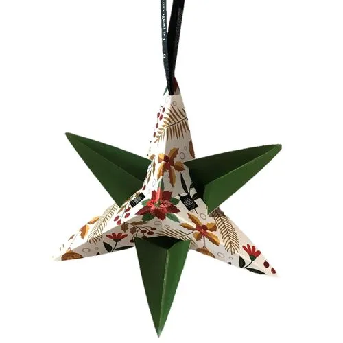 Étoile de Noël Chocolat Personnalisable - Carré 5g Lait 42% Cacao