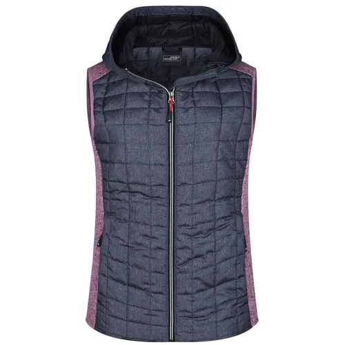 Gilet femme hybride tricoté