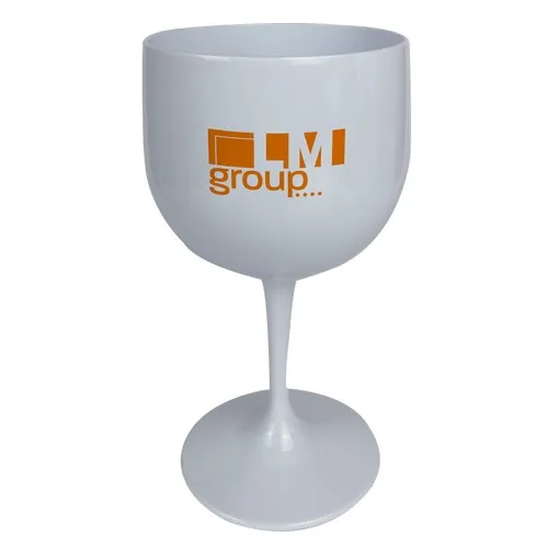 Verre Ballon Blanc Incassable 47cl Personnalisable - PETG Premium
