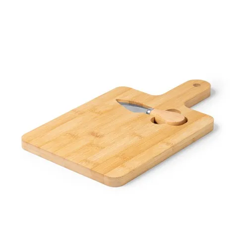 Planche à Fromage Bambou avec Couteau Personnalisable